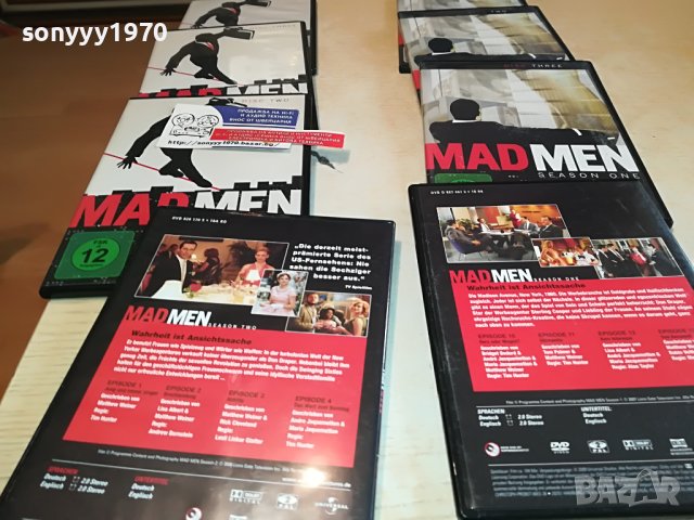 MAD MEN X8 DVD ВНОС GERMANY 1004231109, снимка 18 - DVD филми - 40318069
