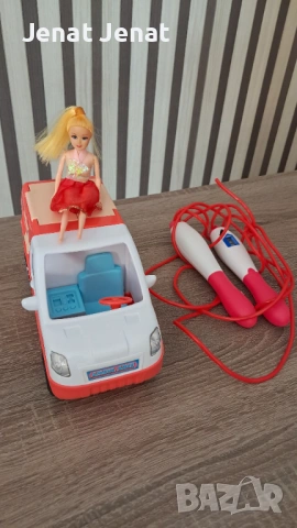 Кола линейка+ въже за скачане, снимка 5 - Коли, камиони, мотори, писти - 53769797