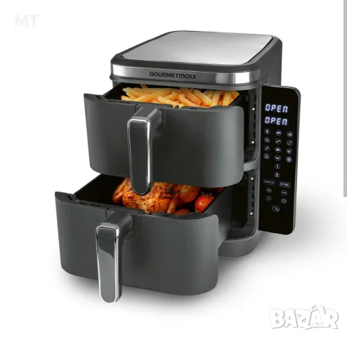 Air Fryer + подарък кана Midea Еър Фрайер Фритюрник горещ въздух