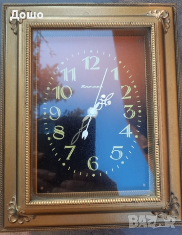 Винтидж стенен часовник Янтарь, СССР – 1970 – 1980 г. работещ, снимка 10 - Колекции - 53586592