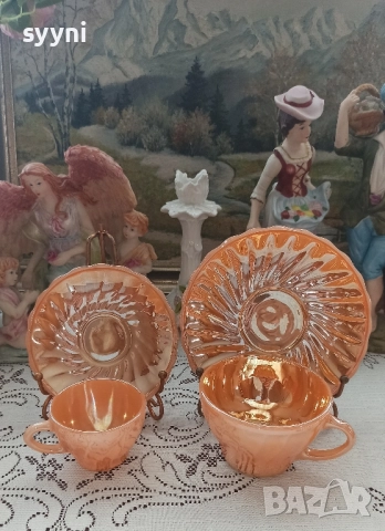 Сервиз за чай и кафе от Anchor Hocking. Ретро чар за вашия дом ., снимка 9 - Сервизи - 51596207