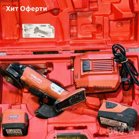 Акумулаторен ъглошлайф Hilti AG125-A22