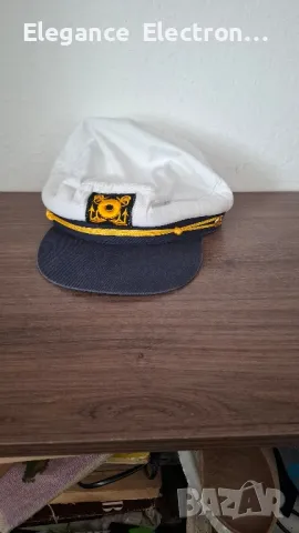 Моряшка шапка – бяла, номер 57, добро състояние, снимка 2 - Шапки - 50420673