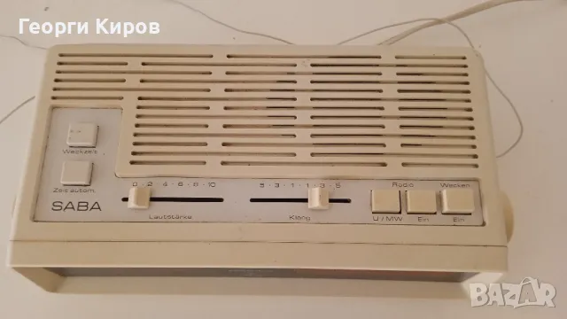 радио часовник Saba , снимка 3 - Ресийвъри, усилватели, смесителни пултове - 47867790
