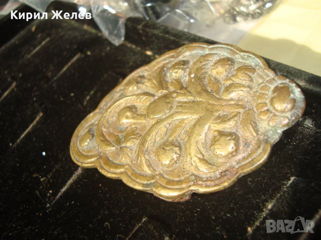 ЖИВАЧНА ПОЗЛАТА 17 ВЕК ВЪЗРОЖДЕНСКА БРОНЗОВА ПАФТА МАЙСТОРСКА КОВАНА ИЗРАБОТКА ОРНАМЕНТИРАНА 24864, снимка 14 - Антикварни и старинни предмети - 34561465