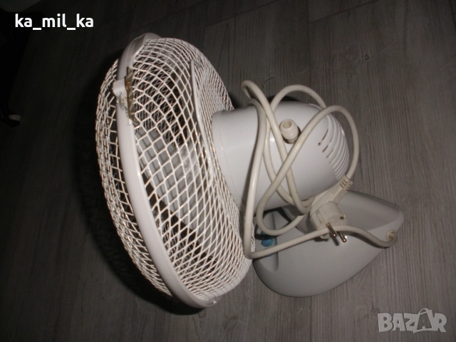Настолен вентилатор - работещ