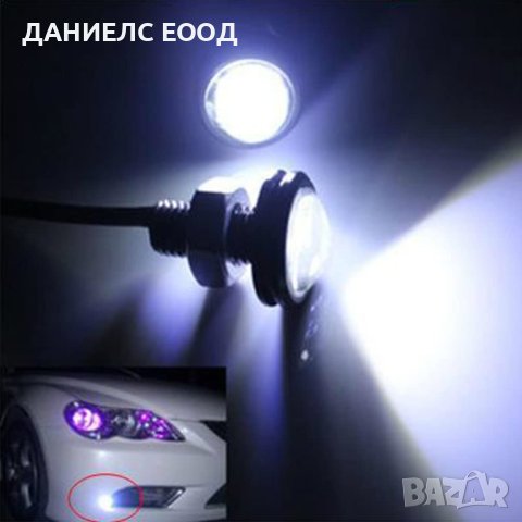 Диодни Светлини тип ОРЛОВО ОКО Ø23mm., снимка 5 - Аксесоари и консумативи - 40388005