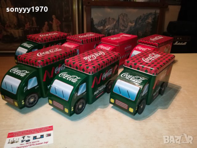 COCA COLA X 7 КАМИОНА 2002221922, снимка 6 - Колекции - 35857285