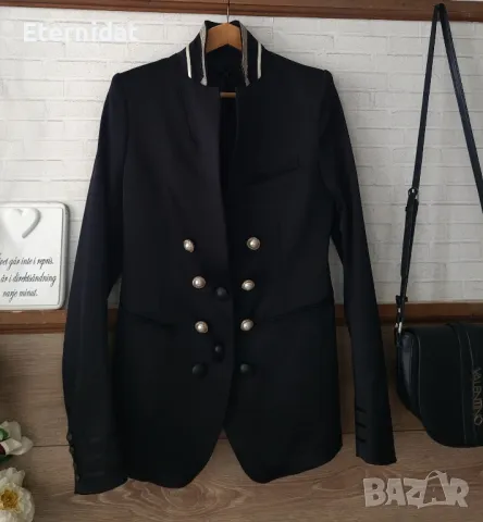 Черно сако блейзър LCD, снимка 7 - Сака - 48472493