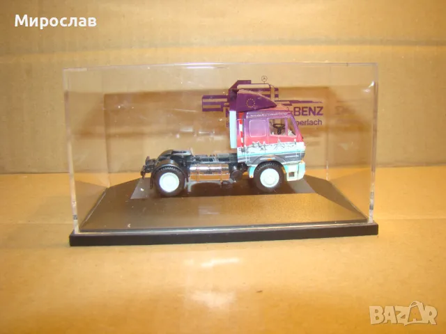 HERPA H0 1/87 MERCEDES BENZ ВЛЕКАЧ КАМИОН МОДЕЛ ИГРАЧКА, снимка 1 - Колекции - 48483628