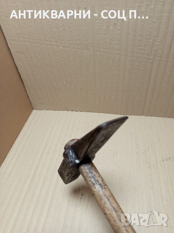 Соц Стар Каменоделски Инструмент Чук 0.850кг., снимка 8 - Антикварни и старинни предмети - 52665832