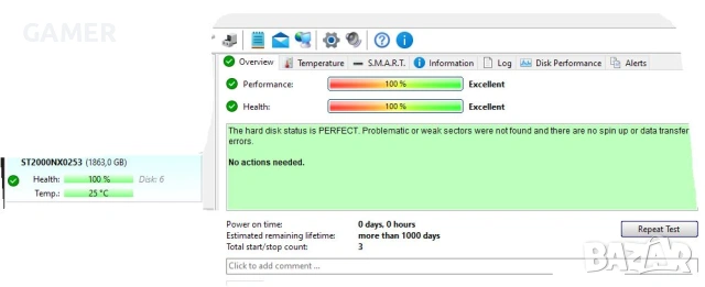 HDD SATA хард дискове, 0 часа работа и 100% здраве и производителностзводителност, снимка 17 - Твърди дискове - 53772609