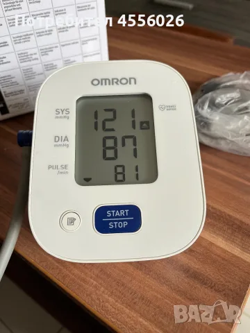 Продавам апарат за кръвно OMRON, снимка 3 - Уреди за диагностика - 56288420