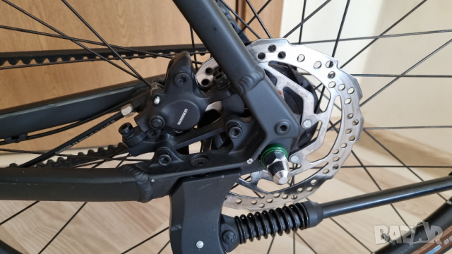 Градски велосипед с ремък Cube Hyde Race 2021, размер L, снимка 10 - Велосипеди - 44596798