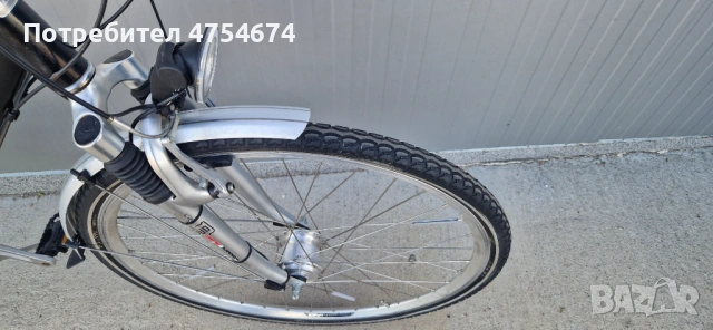 Дамски алуминиев велосипед BOCAS колело 28", снимка 7 - Велосипеди - 53796028