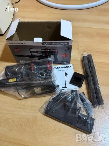 Чисто нова циклонна прахосмукачка CLEANMAXX Zyklon-Staubsauger (2 в 1)