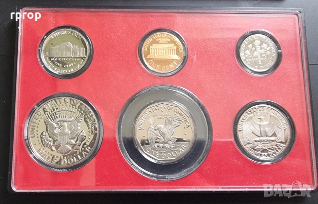 САЩ.
Пруф серия . Банкова капсула. Сан Франциско.
1977,78,79 година., снимка 11 - Нумизматика и бонистика - 49601605