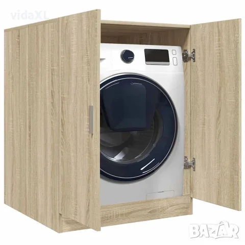 vidaXL Шкаф за пералня сонома дъб 70,5x71,5x91,5 см, снимка 2 - Шкафове - 56148228