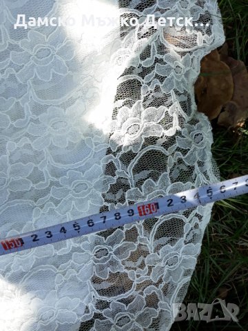 Булченска рокля дантела S-M Размер, снимка 6 - Сватбени рокли - 34378994