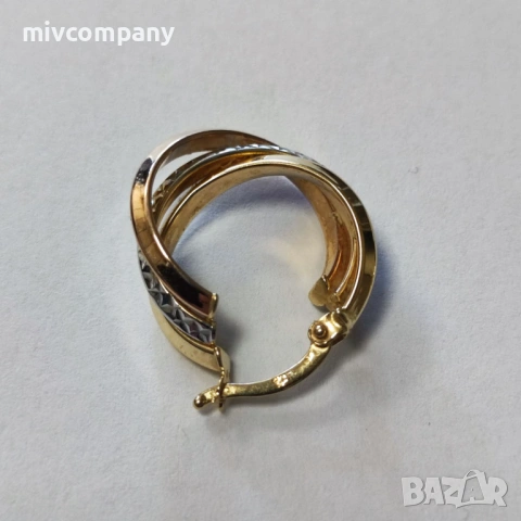 Златни обеци 2.78гр., снимка 3 - Обеци - 53799665