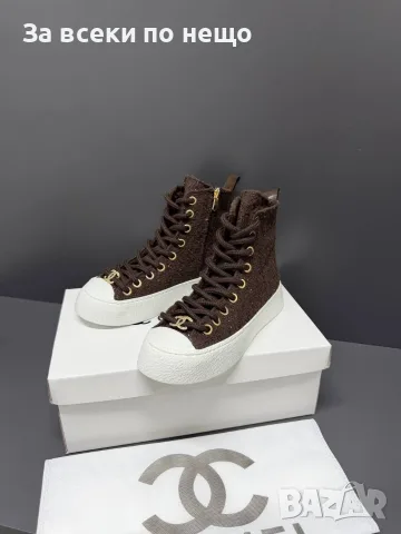 Chanel Кецове👟Дамски Маратонки👟Дамски Спортни Обувки Шанел - Различни Цветове Код SK2079, снимка 7 - Кецове - 55895267