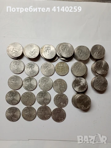 САЩ монети голям лот 5 цента 80 броя , снимка 1