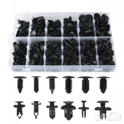 Комплект щипки за кори тапицерия за автомобил 240 броя, снимка 3 - Аксесоари и консумативи - 28221199