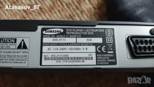 Samsung DVD-P171 player, снимка 4 - Плейъри, домашно кино, прожектори - 50064097