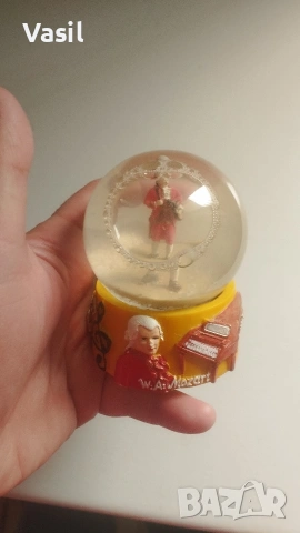 Преспапие Моцарт, снимка 3 - Декорация за дома - 53655131