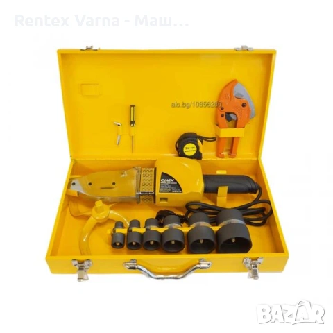 🔧 Машина за челно заваряване на тръби ПОД НАЕМ! За PVC/ПП тръби от 16мм до 450мм!, снимка 4 - Други машини и части - 53371583