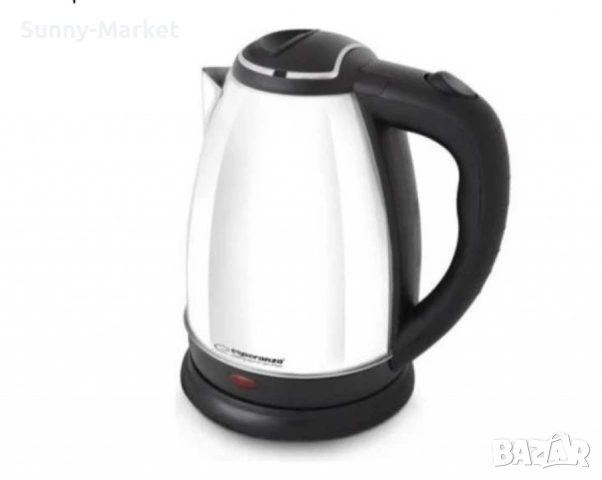Електрическа кана Spring, 1350W, 1 л., Сребрист, нерък, стомана, снимка 3 - Други - 53518567
