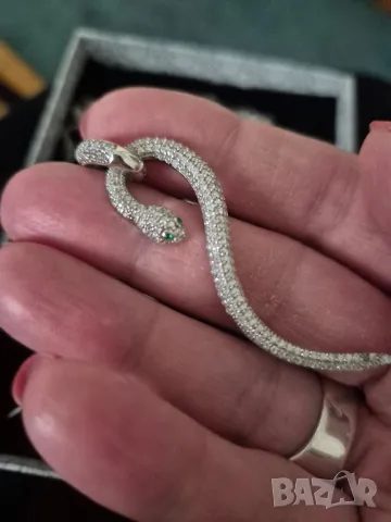 сребърен змийски комплект , снимка 3 - Бижутерийни комплекти - 49331971
