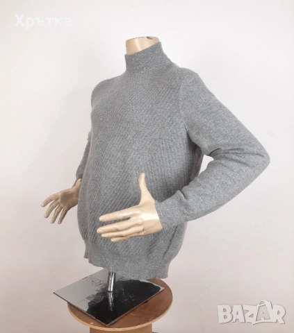 Tom Rusborg - Оригинален мъжки пуловер от 100% кашмир размер XL, снимка 3 - Пуловери - 53638448