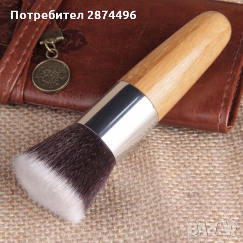 1569 четка за нанасяне на прахообразен фон дьо тен, руж, снимка 6 - Други - 35794192