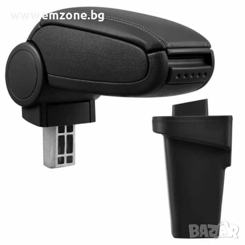 Подлакътник Барче Ford Focus 2005 до 2011 Форд Фокус МК2 Черен Кожа