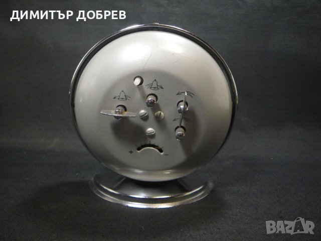 СТАР РЕТРО СОЦ КИТАЙСКИ МЕХАНИЧЕН НАСТОЛЕН ЧАСОВНИК БУДИЛНИК, снимка 5 - Антикварни и старинни предмети - 41142042