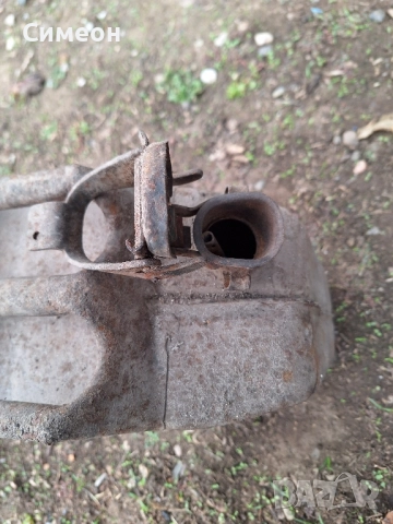 Туба за бензин метална, снимка 3 - Антикварни и старинни предмети - 52119144