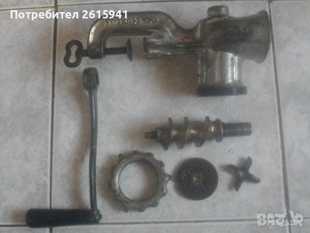 РЕТРО/ВИНТИДЖ-1973г.-СССР-Месомелачка №5-Отлчна-Почти Нова-За Мелене Месо/Плодове/Зеленчуци-Чугунена, снимка 1