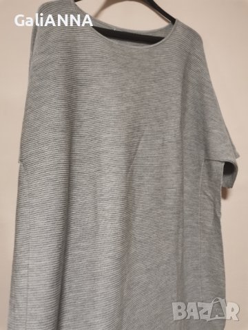 СТРАХОТНА ТУНИКА/РОКЛЯ В СИВО 2XL-3XL, снимка 7 - Туники - 38968780