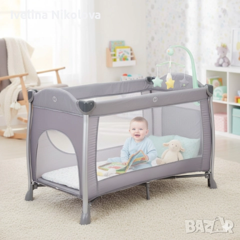 Детска кошара Zizito doris на 2 нива, снимка 10 - Кошарки - 52053359