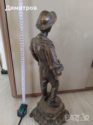 Метална скулптура пластика, снимка 4 - Антикварни и старинни предмети - 52978045