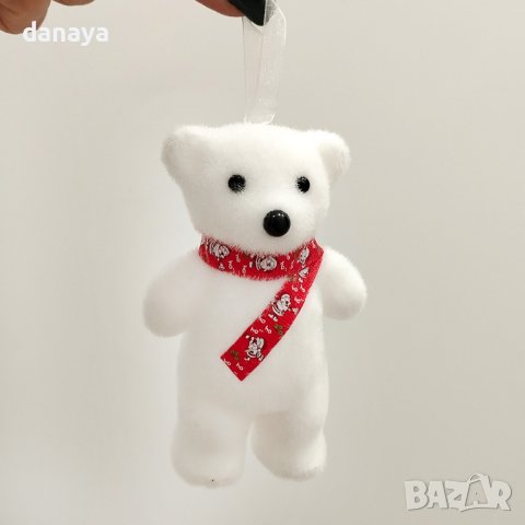 4150 Комплект коледни фигурки Мечета, 3 броя, снимка 2 - Декорация за дома - 42570597