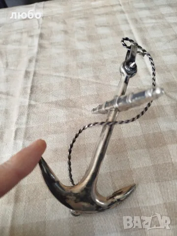  Сребърна Котва от Викториянската Епоха 1890г Сребро 0,925, снимка 12 - Антикварни и старинни предмети - 50255354