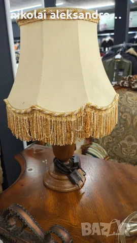 нощна лампа дърво , снимка 1