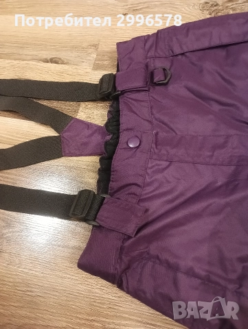 Детски ски панталон номер 134 / 140 за момиче дамски лилав, снимка 2 - Зимни спортове - 52863135