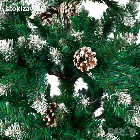 Изкуствена коледна елха, 150 см, снимка 2 - Декорация за дома - 56374657