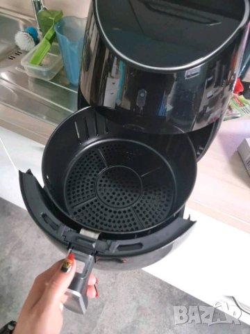 Air Fryer Фритюрник с горещ въздух XXL SEVERIN FR 2445, Капацитет 5L, 8 Програми, снимка 3 - Фритюрници - 41512159