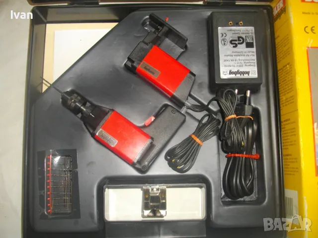 Нов Немски Комплект Електрически МИНИ БОРМАШИНА МИНИ ЗЕГЕ за дърворезба и изработка дървени играчки