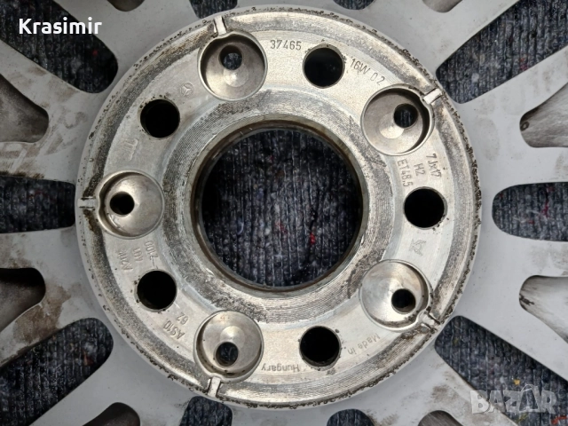 Оригинални Джанти 17 цола Мерцедес Ц класа W205 W204, снимка 3 - Гуми и джанти - 52014194