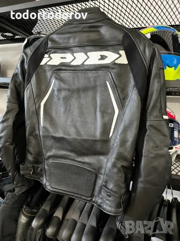 Кожено яке за мотор SPIDI EDGE 2.0 размер 50 M/L твърди CE протектори 125 €, снимка 5 - Аксесоари и консумативи - 56269667